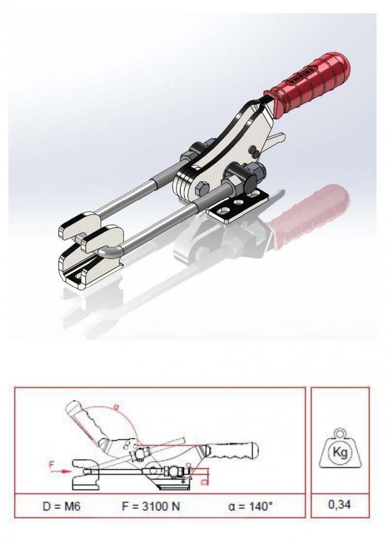 Enigma Clamp www.enigmaclamp.com.tr U Kancalı Klemp (13006 Y)