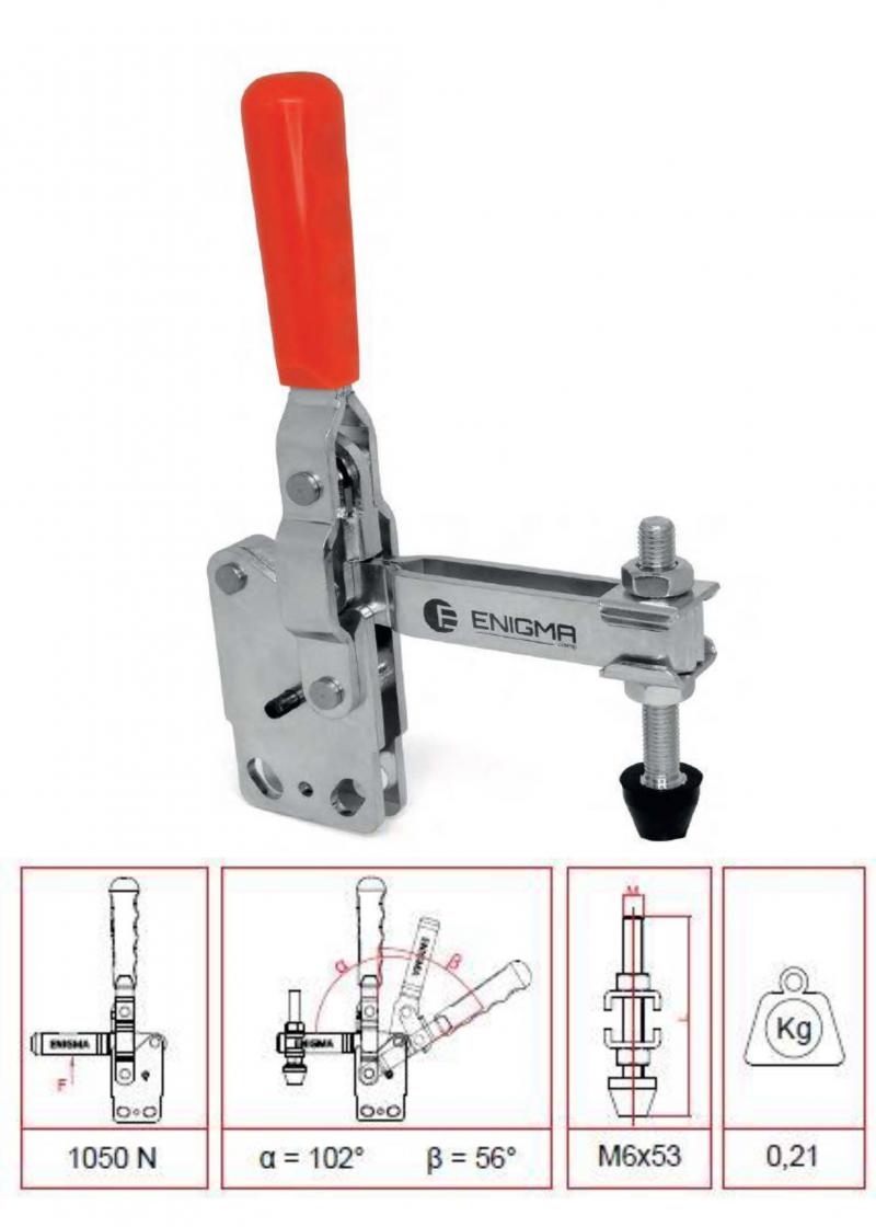 Enigma Clamp www.enigmaclamp.com.tr Dikey Taban Klemp / 1102 D