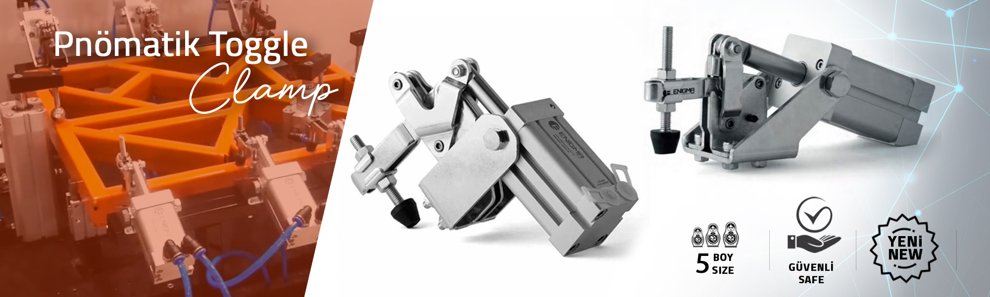 Pnömatik Toggle Clamps