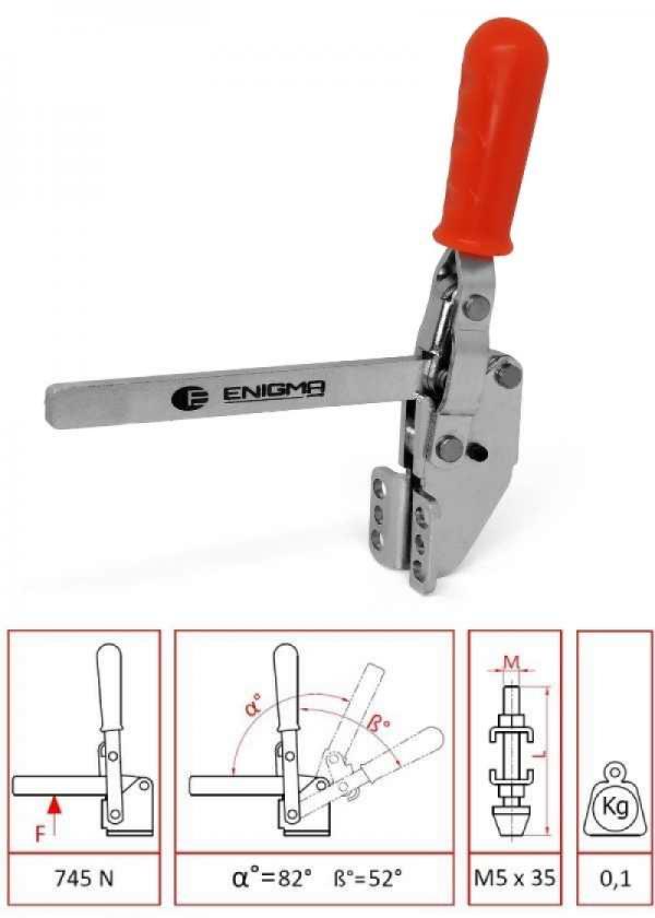 Lamalı Alın Taban Klemp / 1101 A-L (1201 UFA-L)