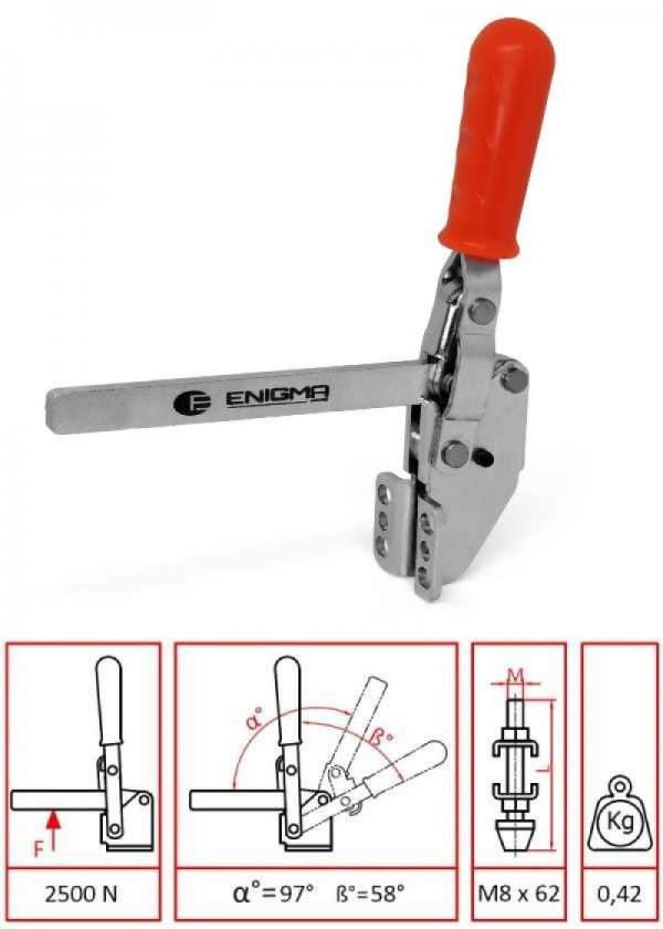 Lamalı Alın Taban Klemp / 1103 A-L (1207 UFA-L)