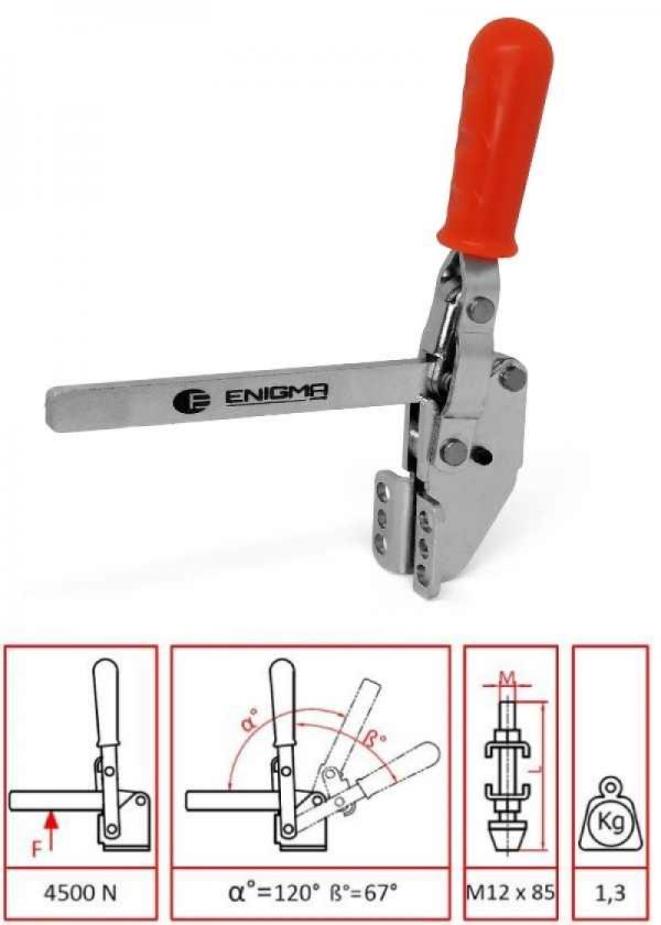 Lamalı Alın Taban Klemp / 1105 A-L (1247 UFA-L)