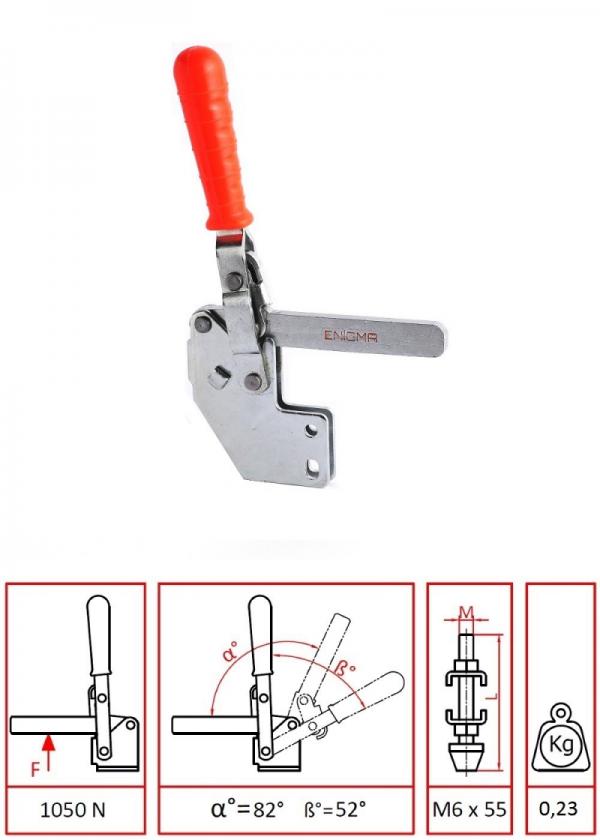 Lamalı Plaka Taban Klemp / 1102 P-L (1202 UFD-L)
