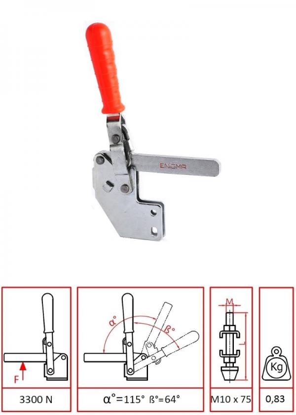 Lamalı Plaka Taban Klemp / 1104 P-L (1210 UFD-L)