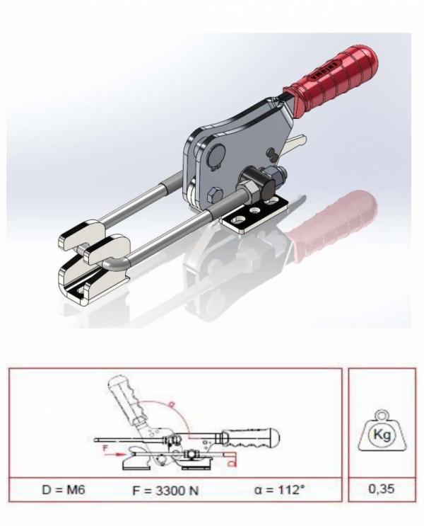 Enigma Clamp www.enigmaclamp.com.tr Kilitli U Kancalı Klamp (13106