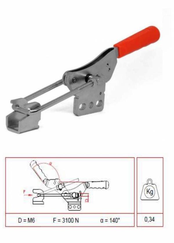 U Kancalı Klamp (13106 D)