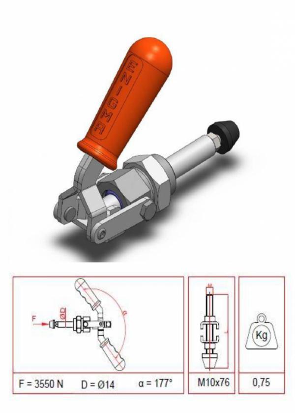 16114 T TOZ KEÇELİ İTME ÇEKME CLAMPS