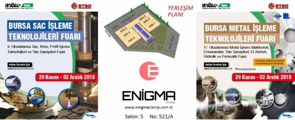 Enigma Clamp, Bursa Metal İşleme Teknolojileri 2018 Fuarında